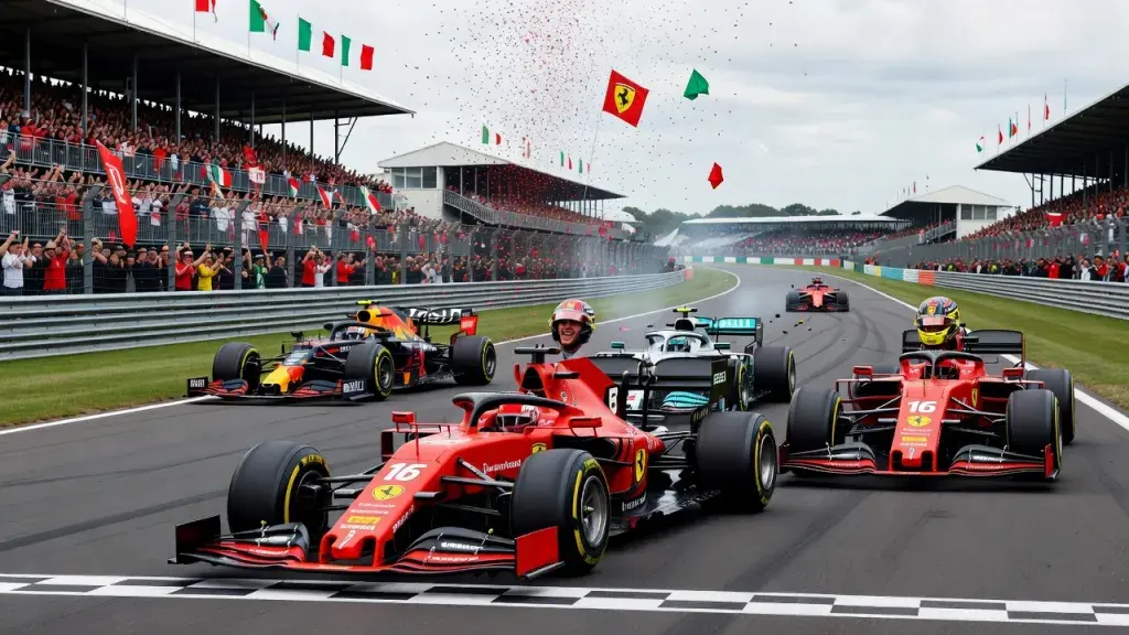Leclerc vence o GP da Grã-Bretanha e garante à Ferrari sua 250ª vitória na F1