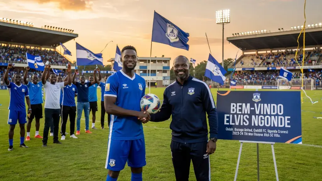 KCCA FC contrata Elvis Ngonde do SC Villa em acordo de três anos