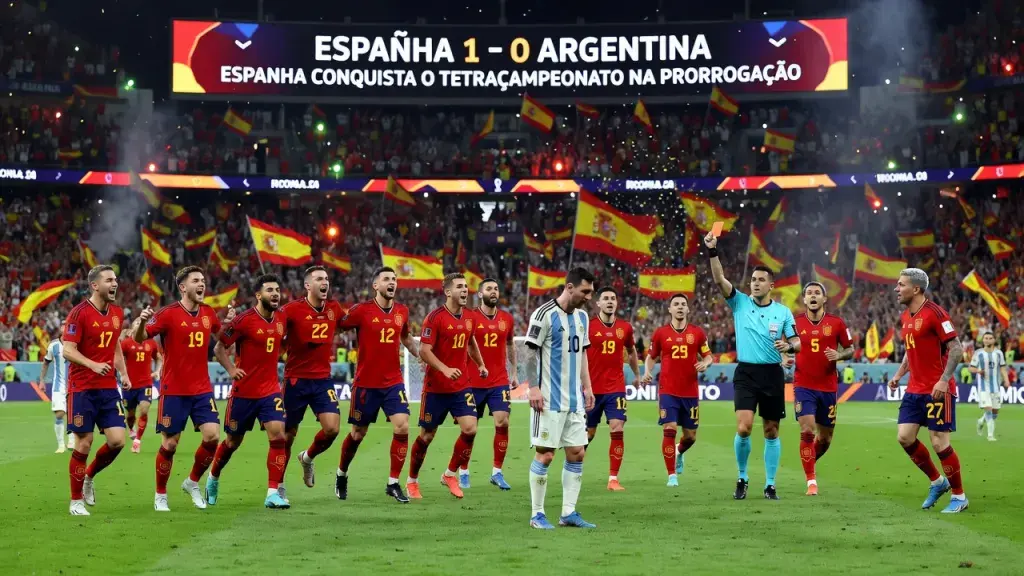 Espanha derrota Argentina na prorrogação e conquista a Copa do Mundo de 2026