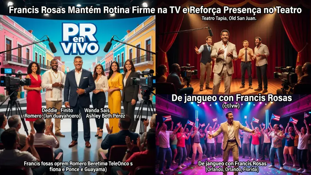 Francis Rosas Mantém Rotina Firme na TV e Reforça Presença no Teatro